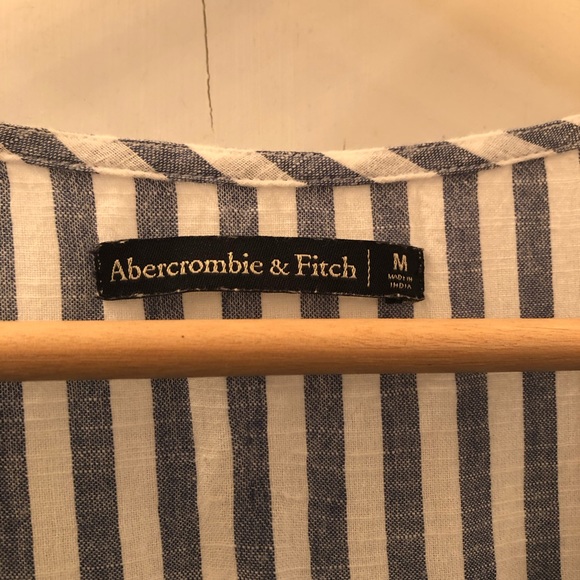 Abercrombie and Fitch Striped Dress, size: medium, blue and white - Picture 3 of 5